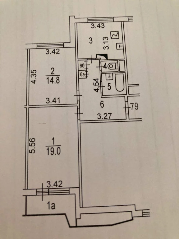 Продам 2-комн. квартиру 57.9 кв.м. - Фото 0