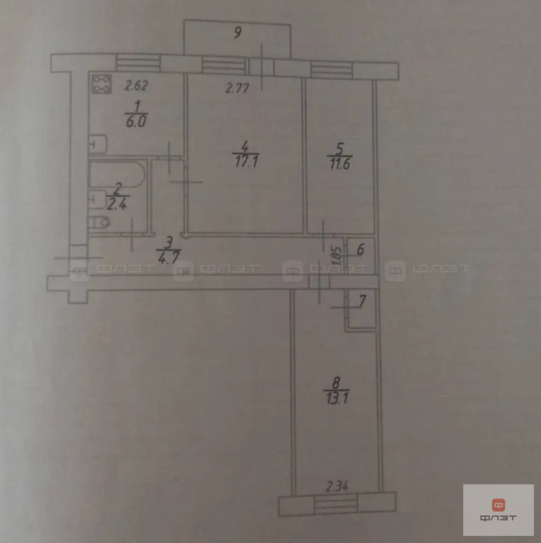 Продажа квартиры, Казань, ул. Химиков - Фото 11