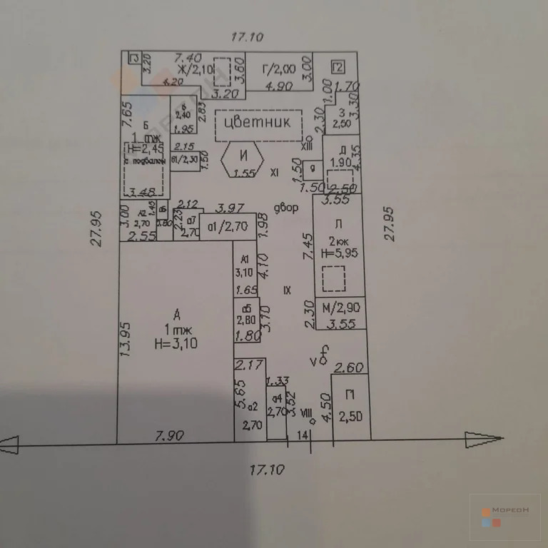 1-я квартира, 13.00 кв.м, 1/1 этаж, ЦМР, Длинная ул, 1750000. - Фото 8