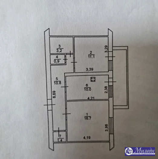 Продажа квартиры, Батайск, Северный массив микрорайон - Фото 17