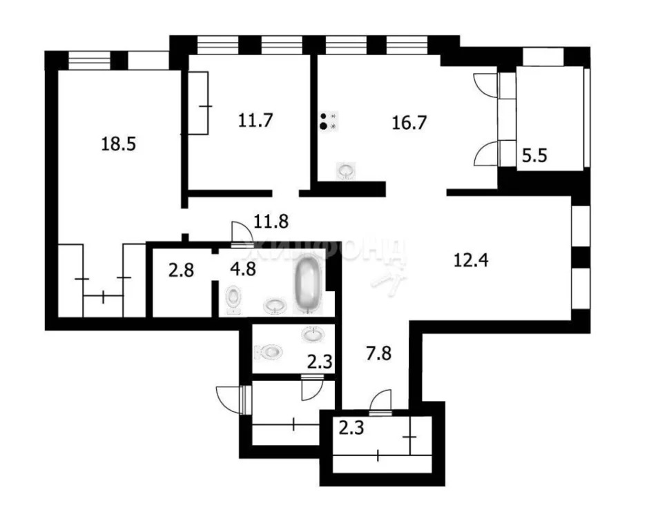 Продажа квартиры, Новосибирск, Владимира Заровного - Фото 17