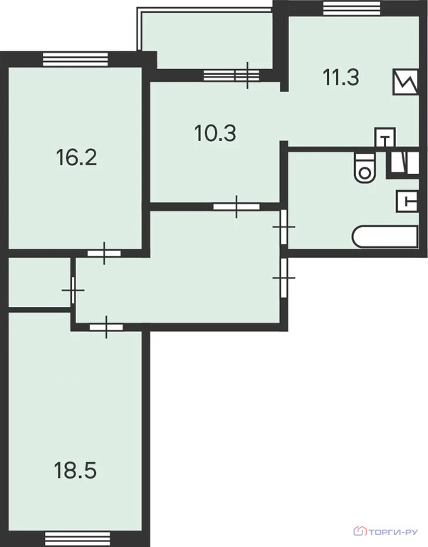 Продажа квартиры, Долгопрудная аллея - Фото 6