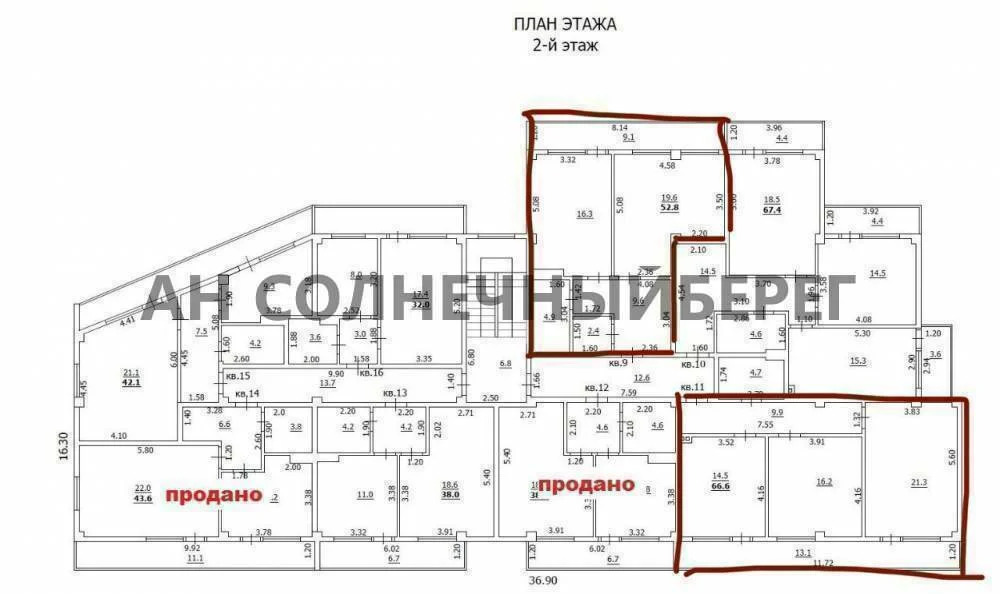 Продажа квартиры, Небуг, Туапсинский район, Спортивная ул. - Фото 1