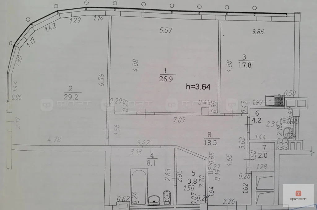 Продажа квартиры, Казань, ул. Касаткина - Фото 9