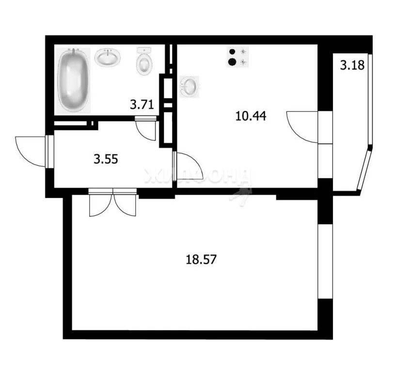 Продажа квартиры, Новосибирск, ул. Дмитрия Донского - Фото 10