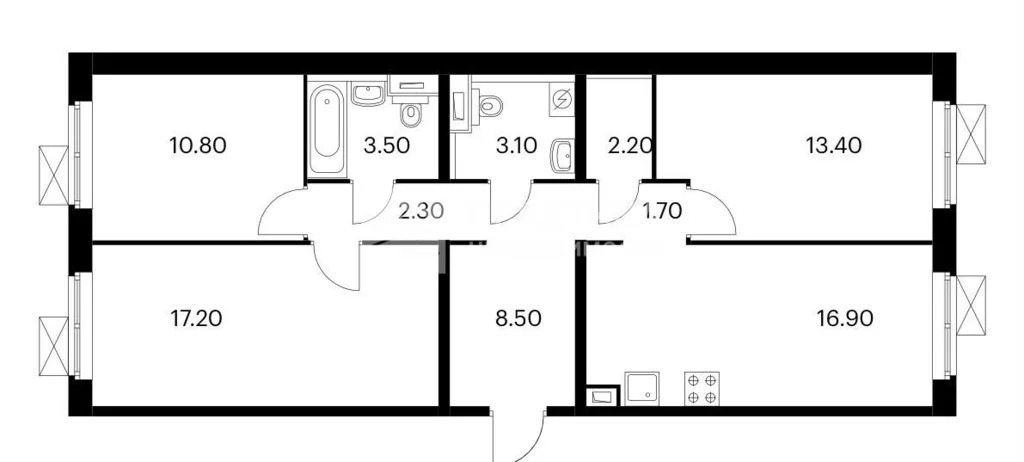 Продажа квартиры, Люберцы, Люберецкий район, улица Летчика Ларюшина - Фото 32