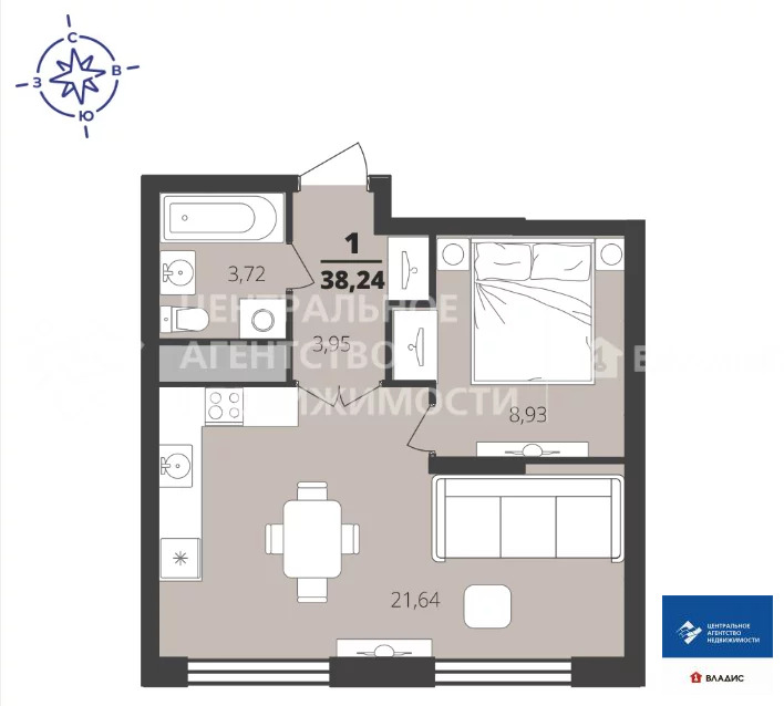 Продажа квартиры в новостройке, Рязань, территория Метропарк - Фото 10