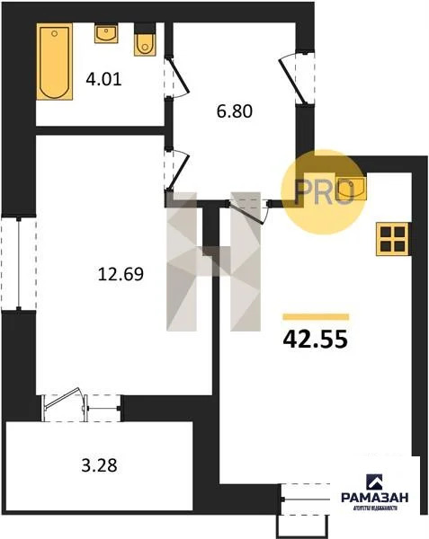 Продажа квартиры в новостройке, Казань, м. Яшьлек, Фатыха Амирхана ул. - Фото 1