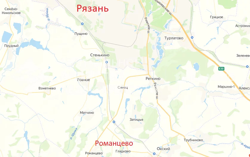 Рязань романцево