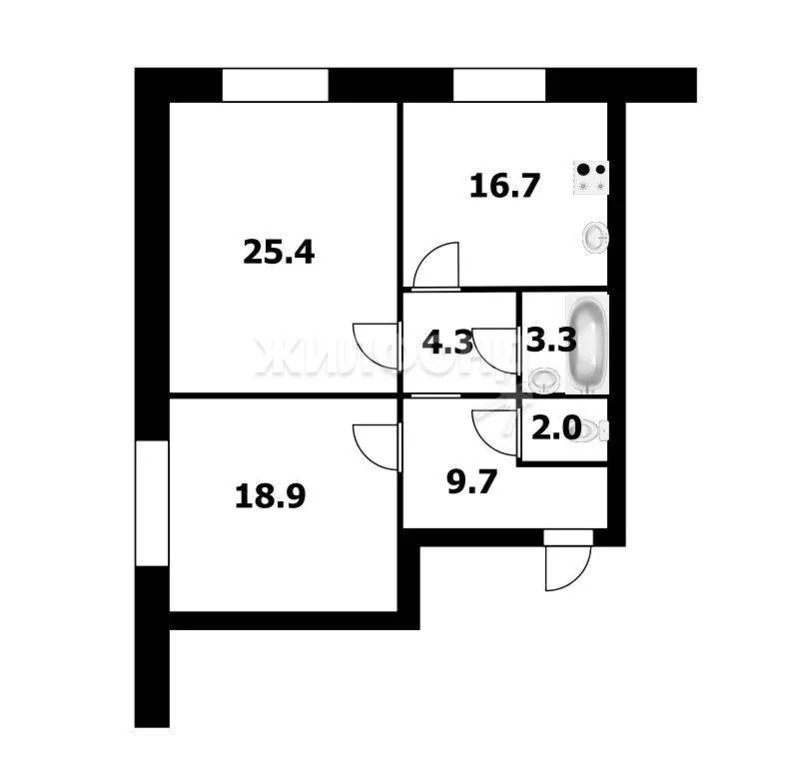 Продажа квартиры, Новосибирск, Татьяны Снежиной - Фото 13