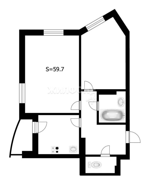 Продажа квартиры, Колывань, Колыванский район, Соловьёва - Фото 15