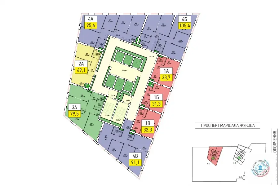 Продается квартира, 106.6 м - Фото 2