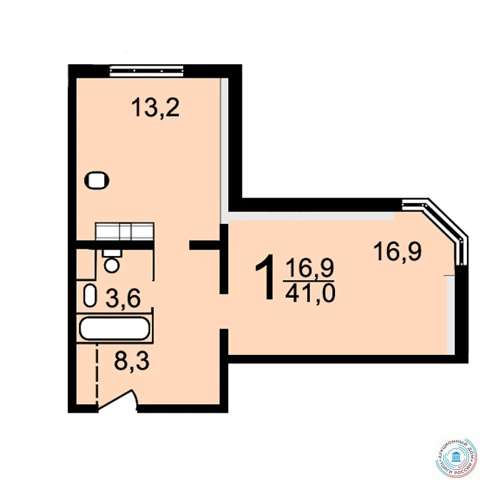 Продается квартира, 40.9 м - Фото 0