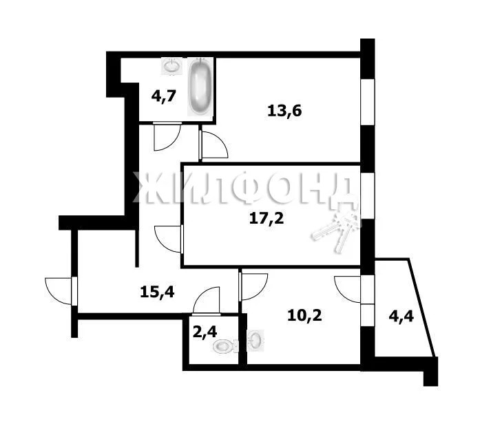 Продажа квартиры, Новосибирск, ул. Гоголя - Фото 27