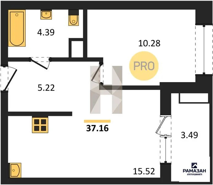 Продажа квартиры в новостройке, Казань, м. Горки, ул. Патриса Лумумбы - Фото 1