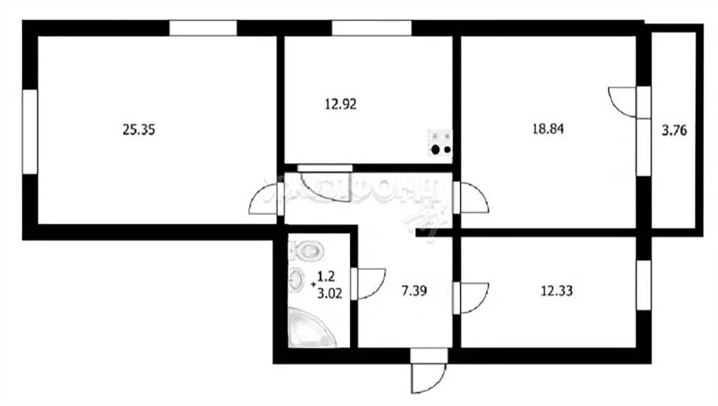 Продажа квартиры, Новолуговое, Новосибирский район, 3-й квартал - Фото 41