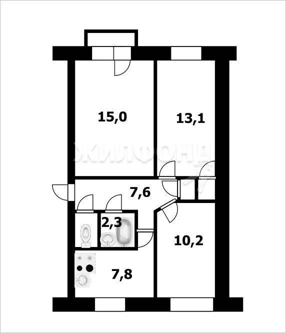 Продажа квартиры, Криводановка, Новосибирский район - Фото 15