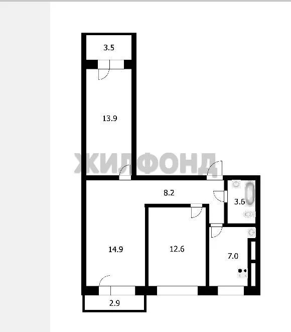 Продажа квартиры, Новосибирск, ул. Бориса Богаткова - Фото 7