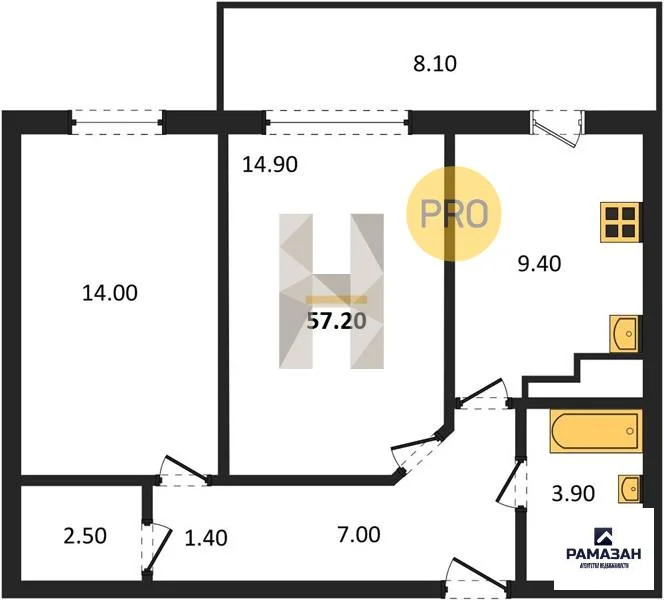 Продажа квартиры в новостройке, Нижнекамск, Нижнекамский район, ... - Фото 1