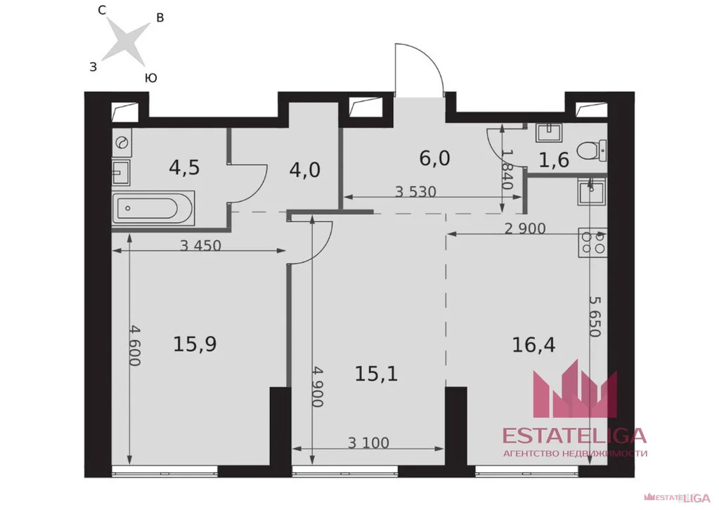 Продажа квартиры, ул. Академика Волгина - Фото 2