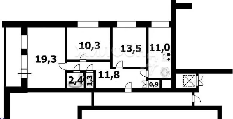 Продажа квартиры, Новосибирск, ул. Бориса Богаткова - Фото 3