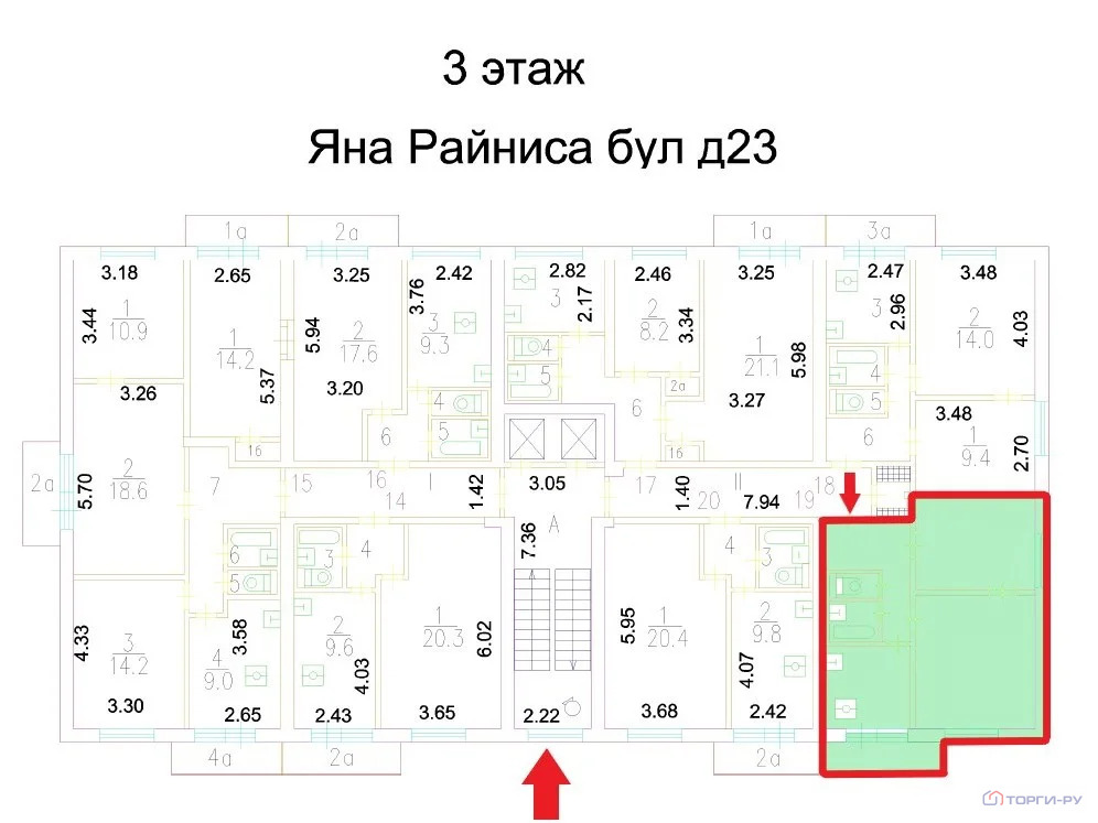 Продажа квартиры, Яна Райниса б-р. - Фото 5