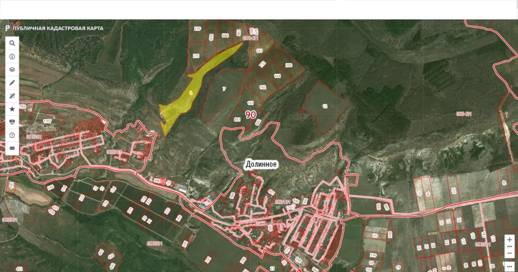 Кадастровая карта бахчисарайского района