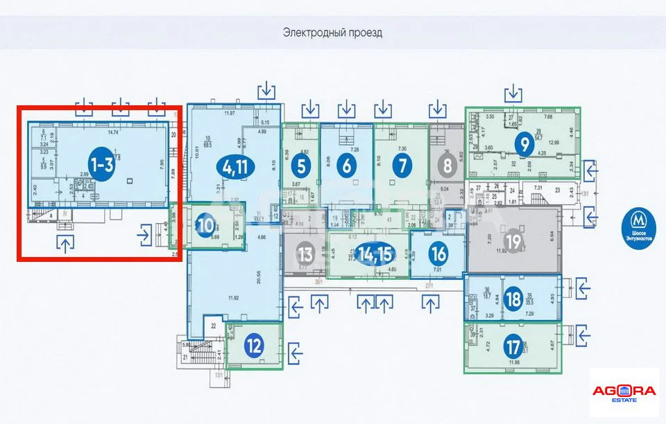 Продажа торгового помещения, м. Шоссе Энтузиастов, Электродный проезд - Фото 9