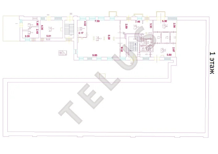 м.Маяковская, ул.1-я Тверская-Ямская, 982 м2, Здание (ном. объекта: ... - Фото 13