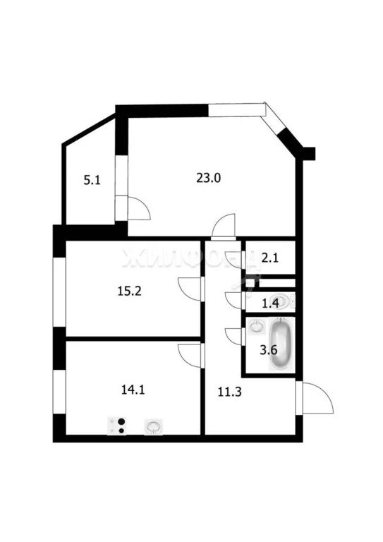 Продажа квартиры, Новосибирск, ул. Семьи Шамшиных - Фото 30