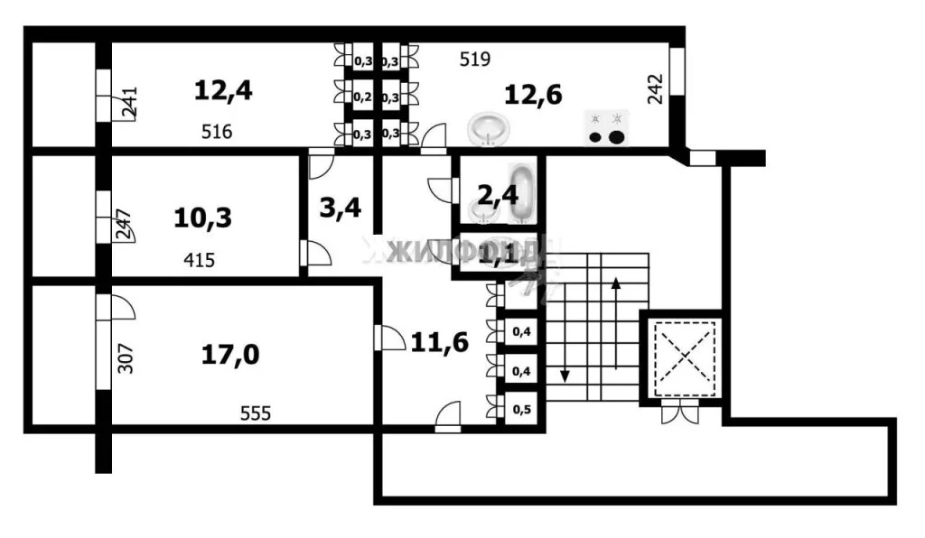 Продажа квартиры, Новосибирск, Гусинобродское ш. - Фото 31