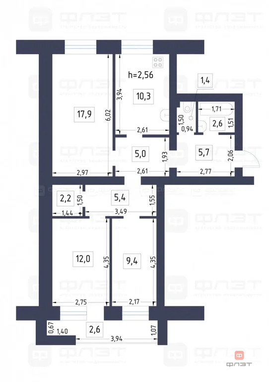 Продажа квартиры, Казань, ул. Блюхера - Фото 19