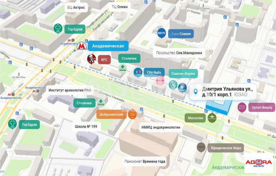 Аренда ПСН, м. Академическая, ул. Дмитрия Ульянова - Фото 3