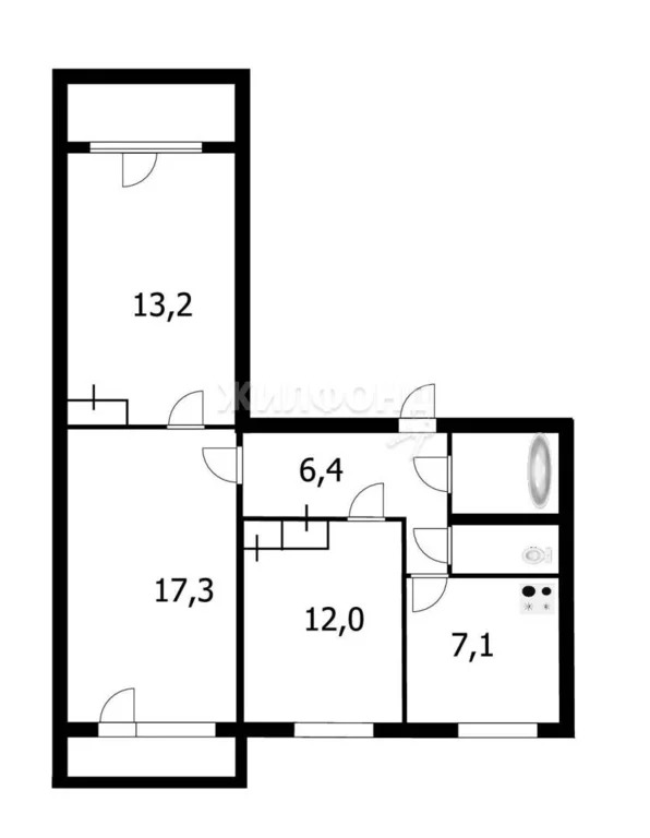 Продажа квартиры, Новосибирск, ул. Кропоткина - Фото 14