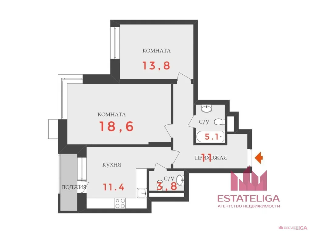 Продажа квартиры, Тюменский проезд - Фото 1