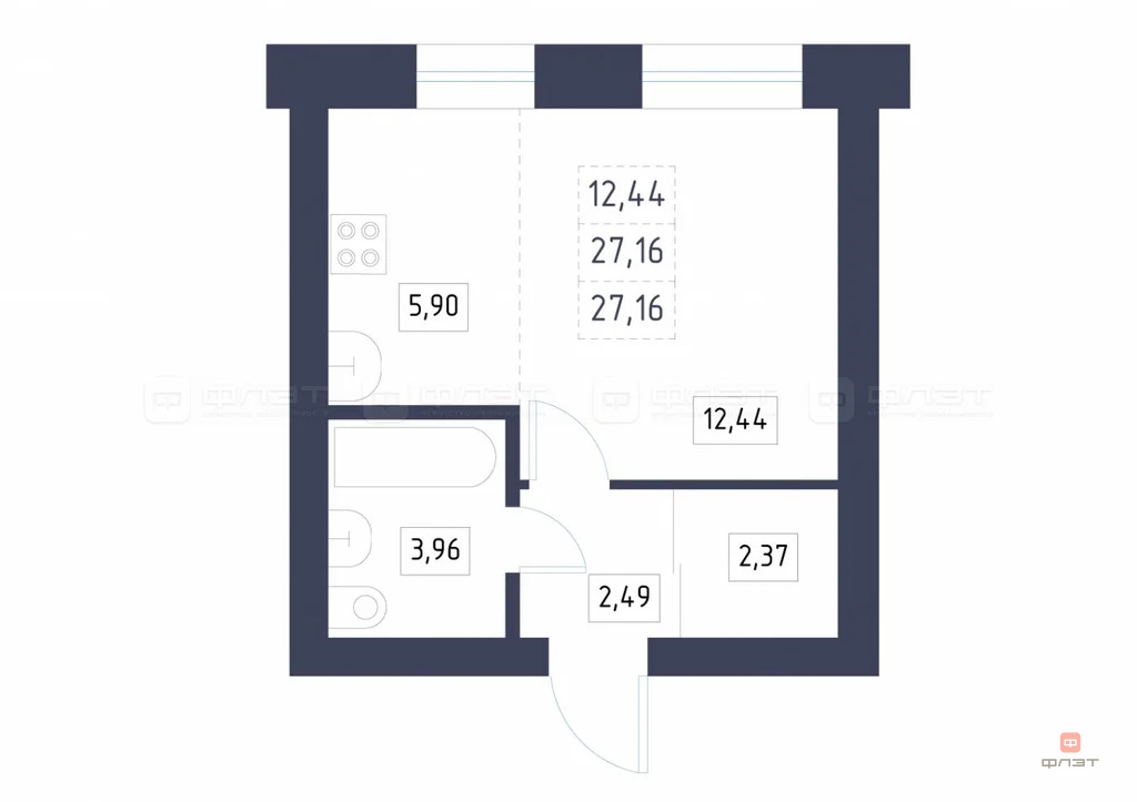 Продажа квартиры в новостройке, Казань, ул. Анаса Тазетдинова - Фото 3