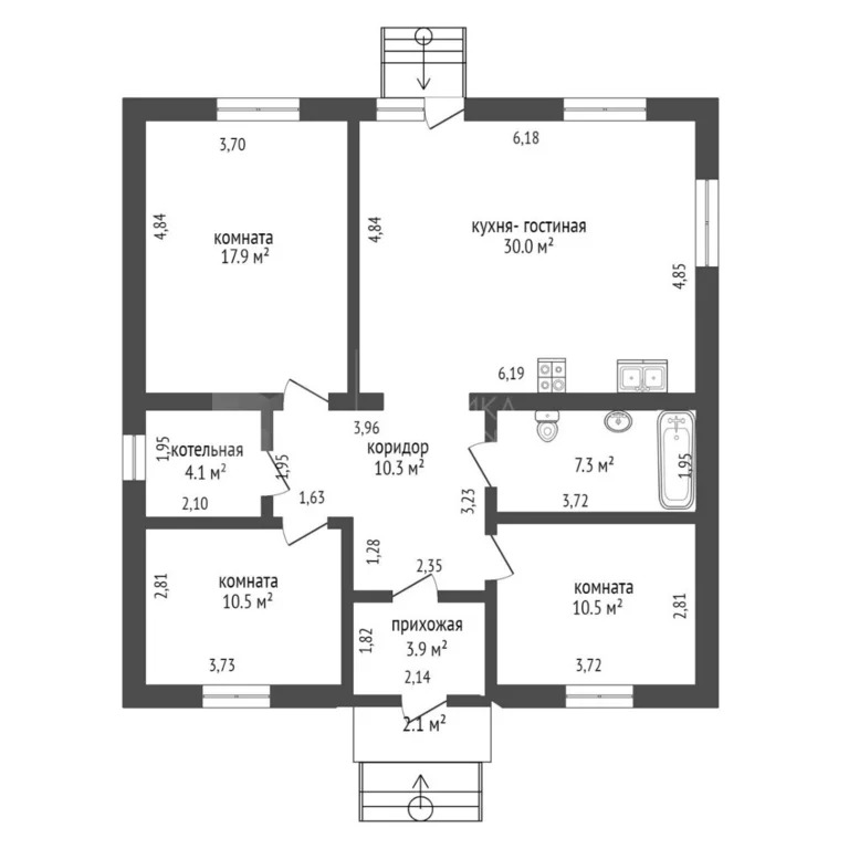 Продажа дома, Ушакова, Тюменский район, Тюменский р-н - Фото 39