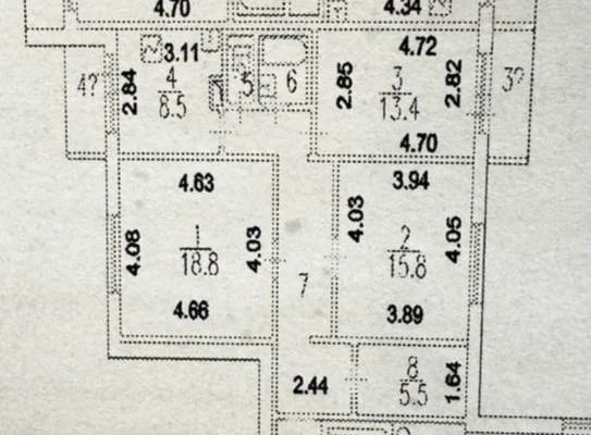 Продам трехкомнатную (3-комн.) квартиру, Софьи Ковалевской ул, 12к1... - Фото 9