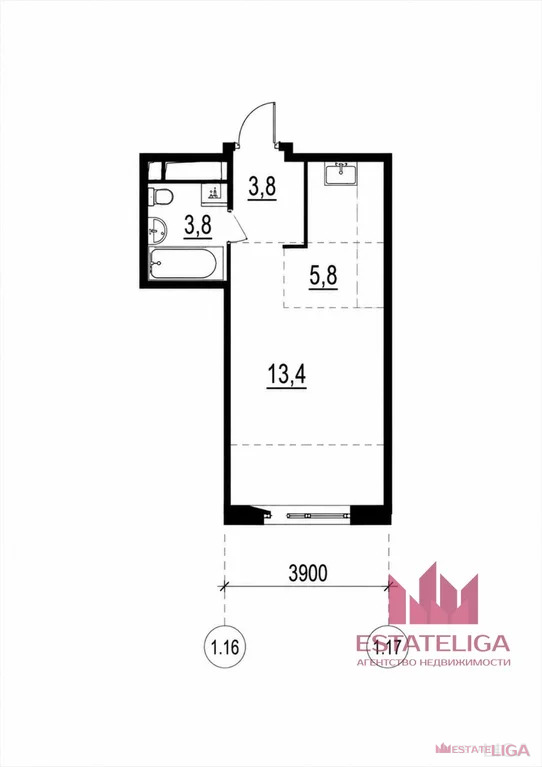 Продажа квартиры, Аэроклубная улица - Фото 1