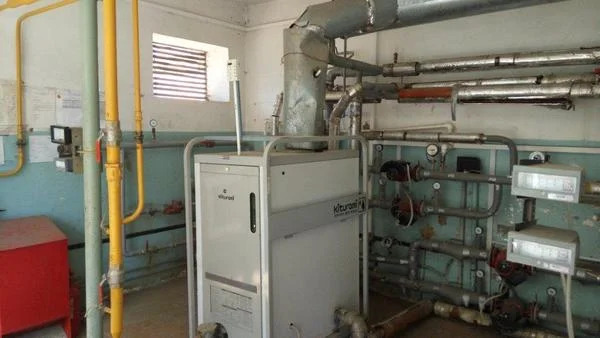 Здание котельной; Пункт учета расхода газа на миникотельной; Котел ... - Фото 17