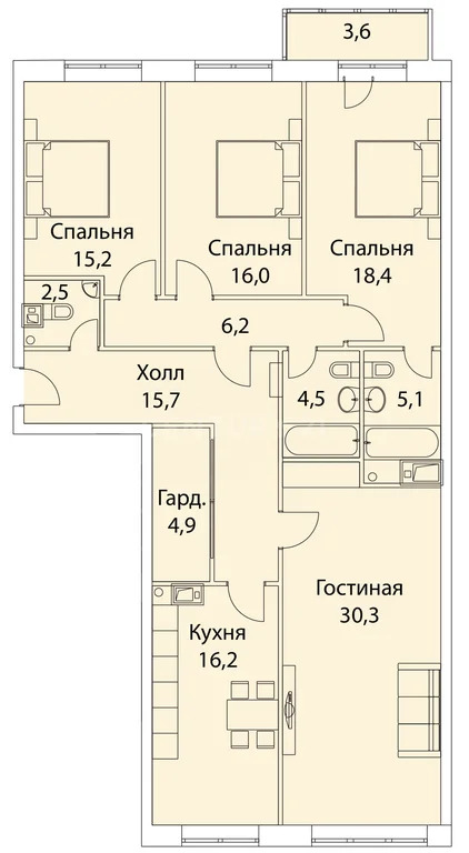 Продажа квартиры, м. Шелепиха, Шелепихинская наб. - Фото 30