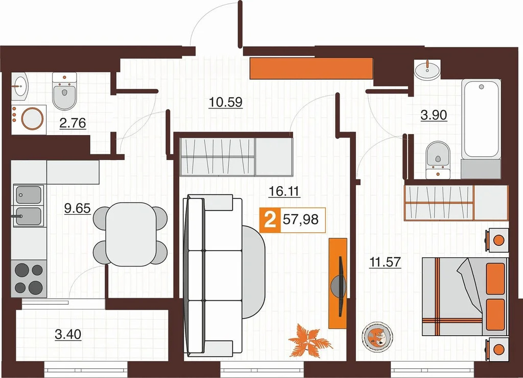 Продажа квартиры, Оренбург, ул. Просторная - Фото 10