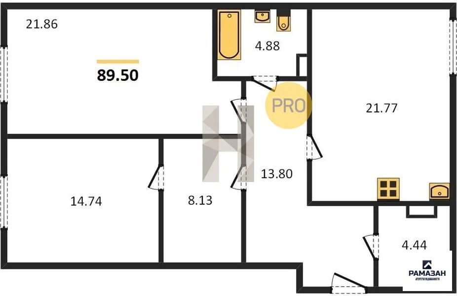 Продажа квартиры в новостройке, Казань, Генерала Ерина ул. - Фото 1