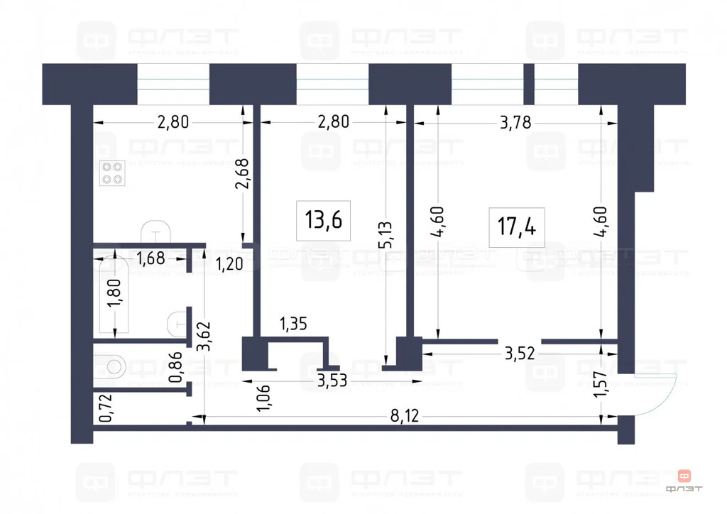 Продажа квартиры, Казань, ул. Декабристов - Фото 11