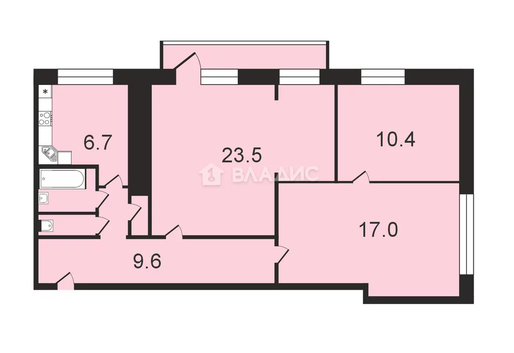 Москва, Люсиновская улица, д.64к1, 3-комнатная квартира на продажу - Фото 47