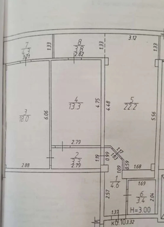 Продается квартира, 73 м - Фото 6