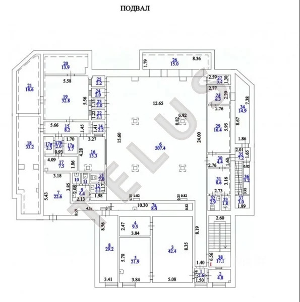 м Достоевская, 3-й Самотечный переулок, 2400 м2, Здание (ном. объекта: ... - Фото 14
