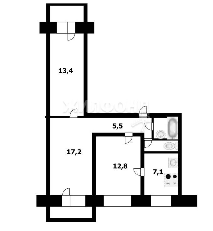 Продажа квартиры, Новосибирск, ул. Зорге - Фото 25