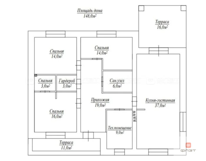 Продажа дома, Старое Кощаково, Пестречинский район, ул. Осенняя - Фото 5