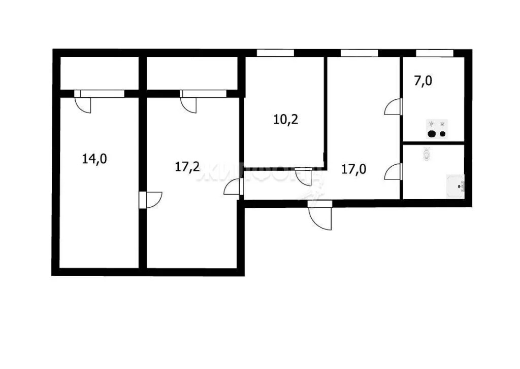 Продажа квартиры, Новосибирск, ул. Зорге - Фото 14